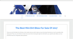 Desktop Screenshot of minidirtbikers.com